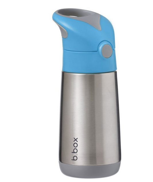 350ml insulated drink bottle -Blue Slate